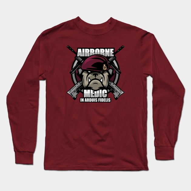 British Airborne Medic Long Sleeve T-Shirt by TCP